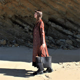 Zeta Cork Vegan Tote Bag | Black