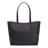 Zeta Cork Vegan Tote Bag | Black