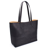 Zeta Cork Vegan Tote Bag | Black