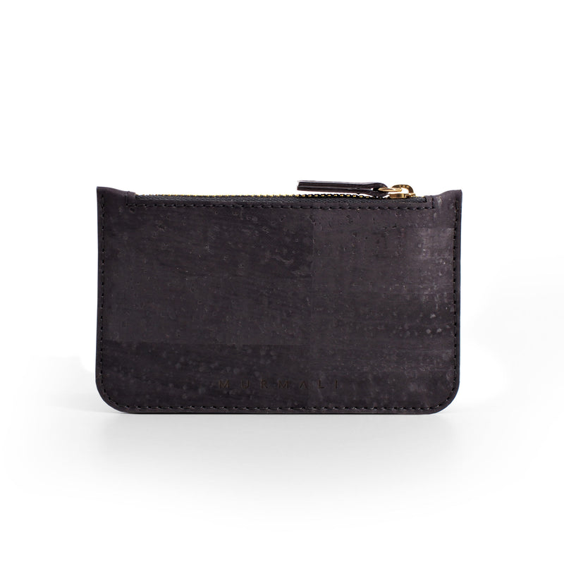 Eta Cork Vegan Cardholder | Black